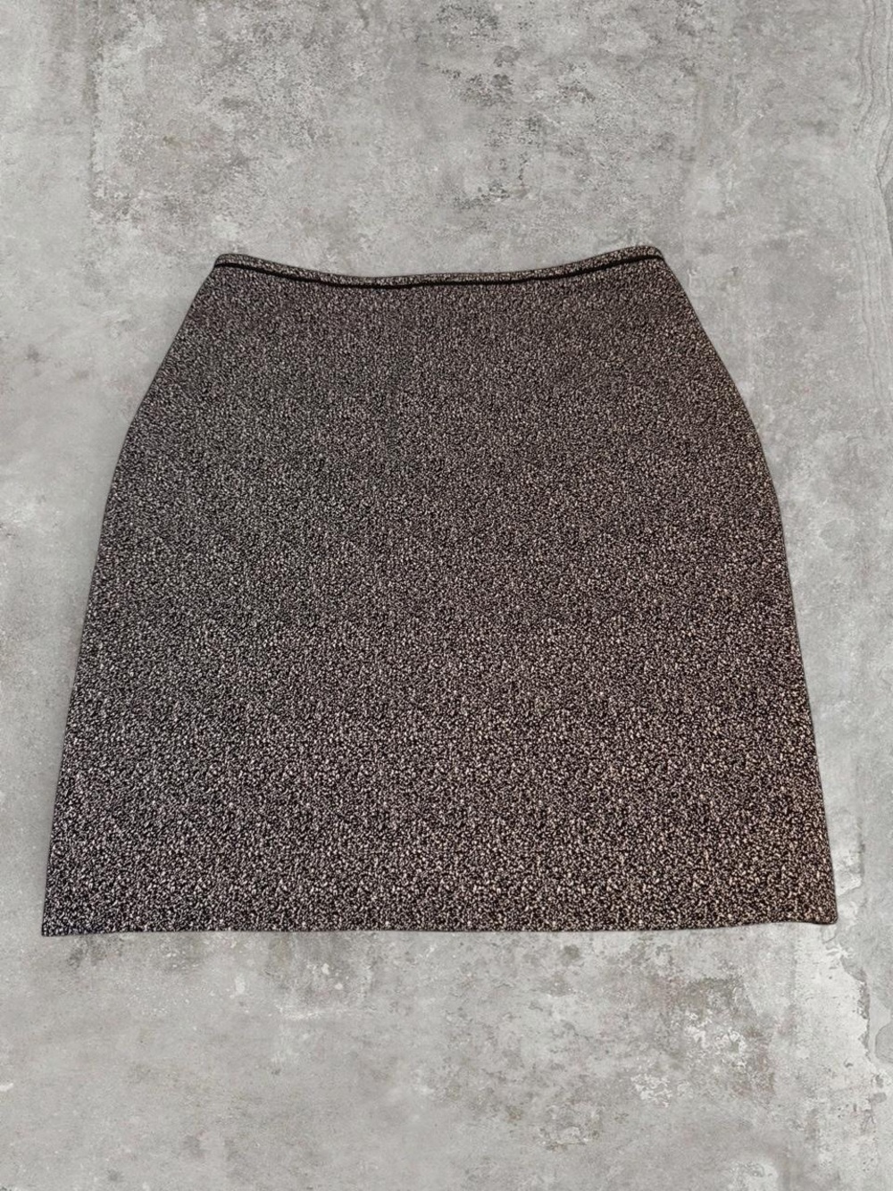 Calvin Klein Black and White Speckled Pencil Skirt Size 8P